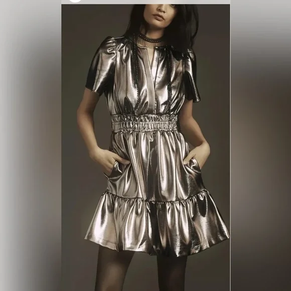 the somerset mini dress faux leather edition Camel Off Shoulder Faux Leather Mini Dress | Dress main image 0